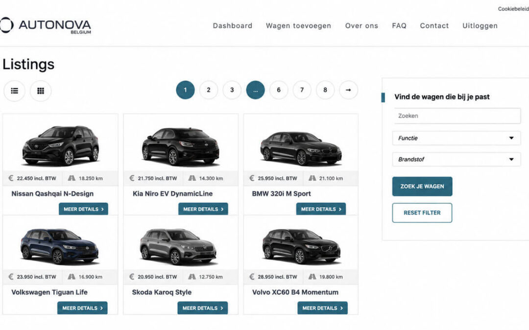 Eén wagenplatform, meerdere merken — centrale catalogus met partnerportaal en interne opzoektool